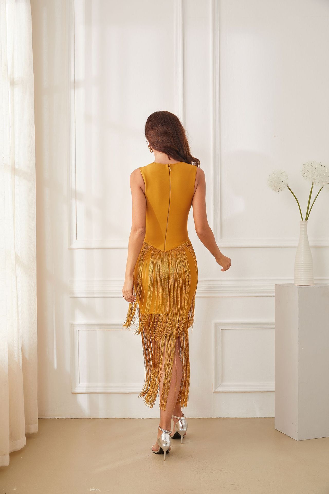 Fringed dress