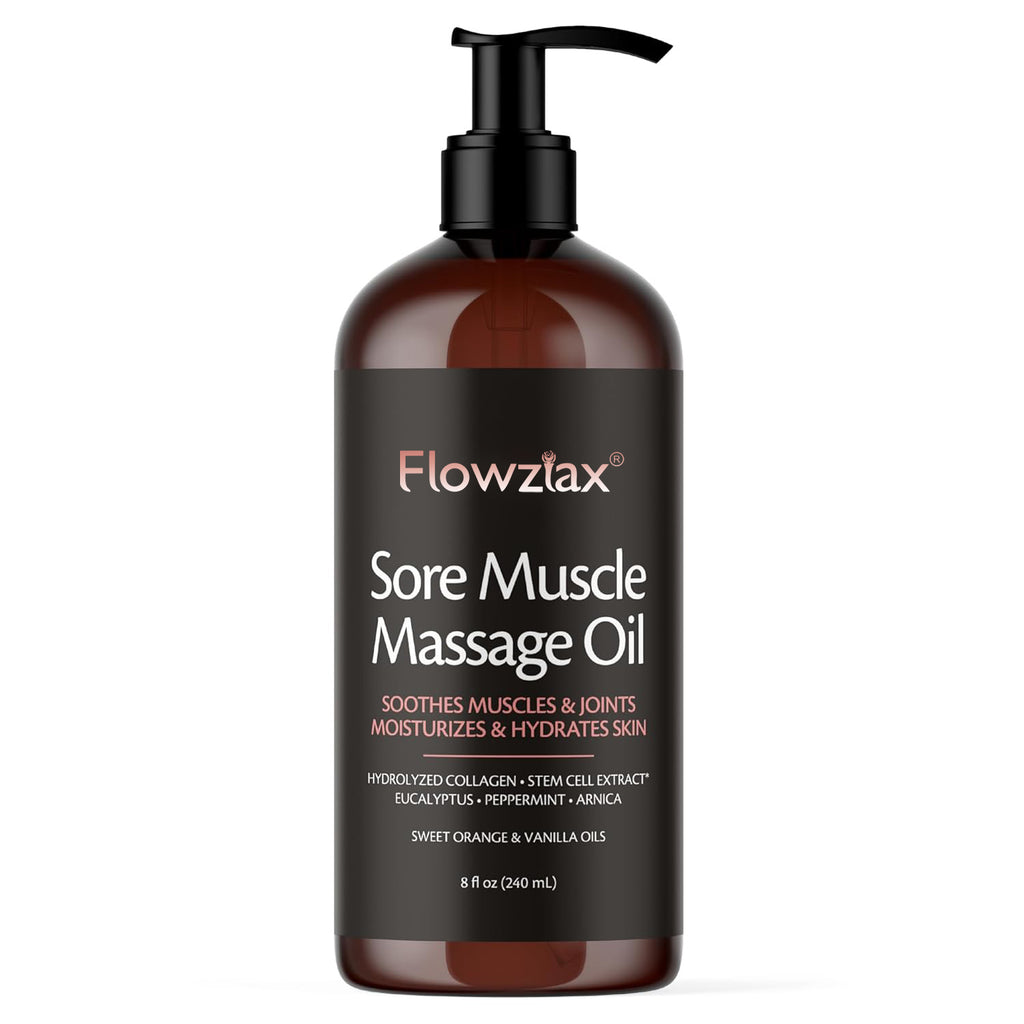 Soothing Skin Firming Body Massage Oil with Natural Extracts