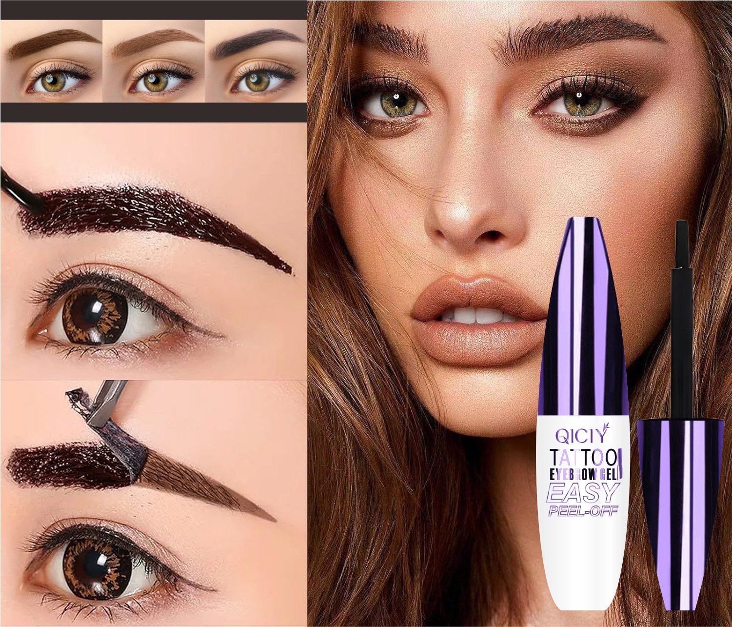 QICIY Peel-off Eyebrow Cream,