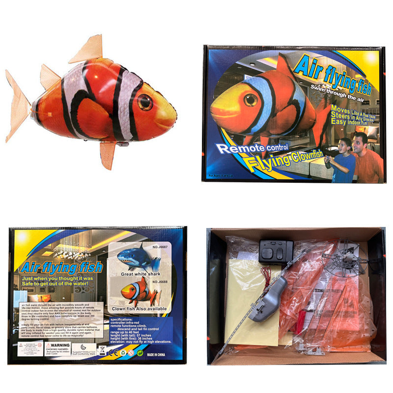 Inflatable shark clownfish