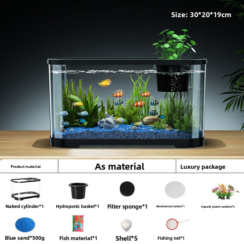 Desktop Fish Tank with Cover