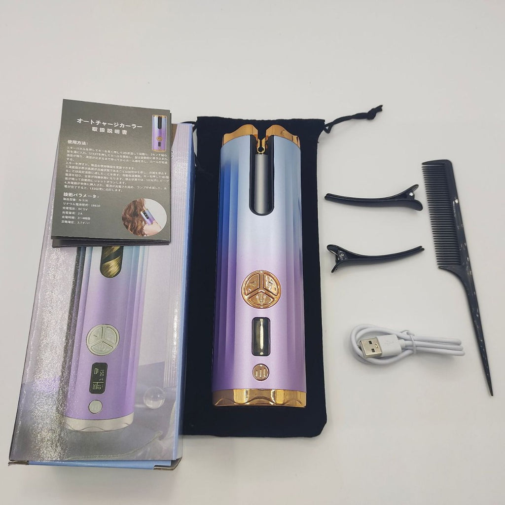 USB automatic curling iron