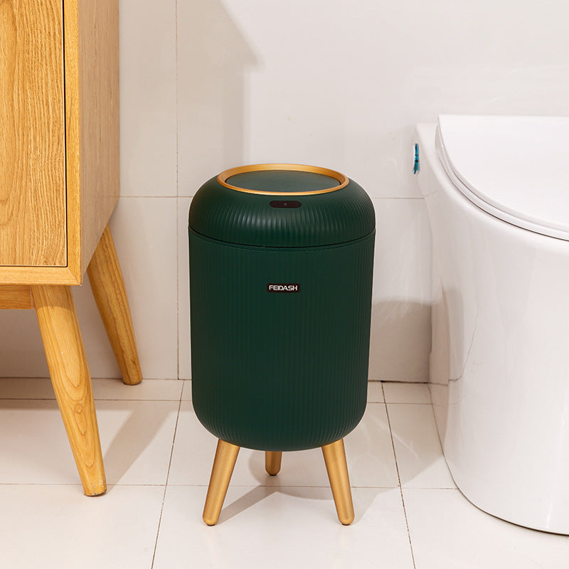 Shuangyi Smart Sensor Trash Can with Delayed Lid