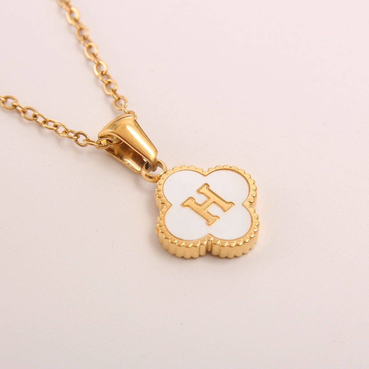 Gold-Plated Letter Necklace