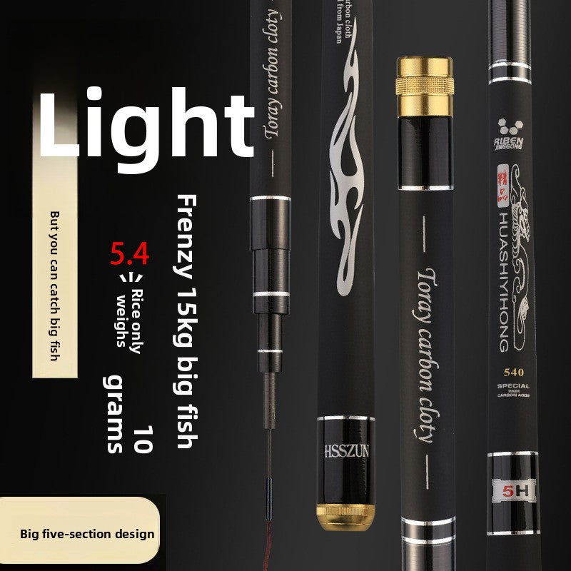 Carbon Fiber Telescopic Fishing Rod