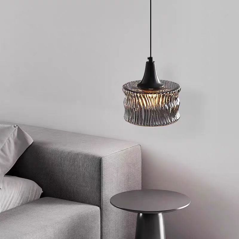 Modern and simple glass chandelier