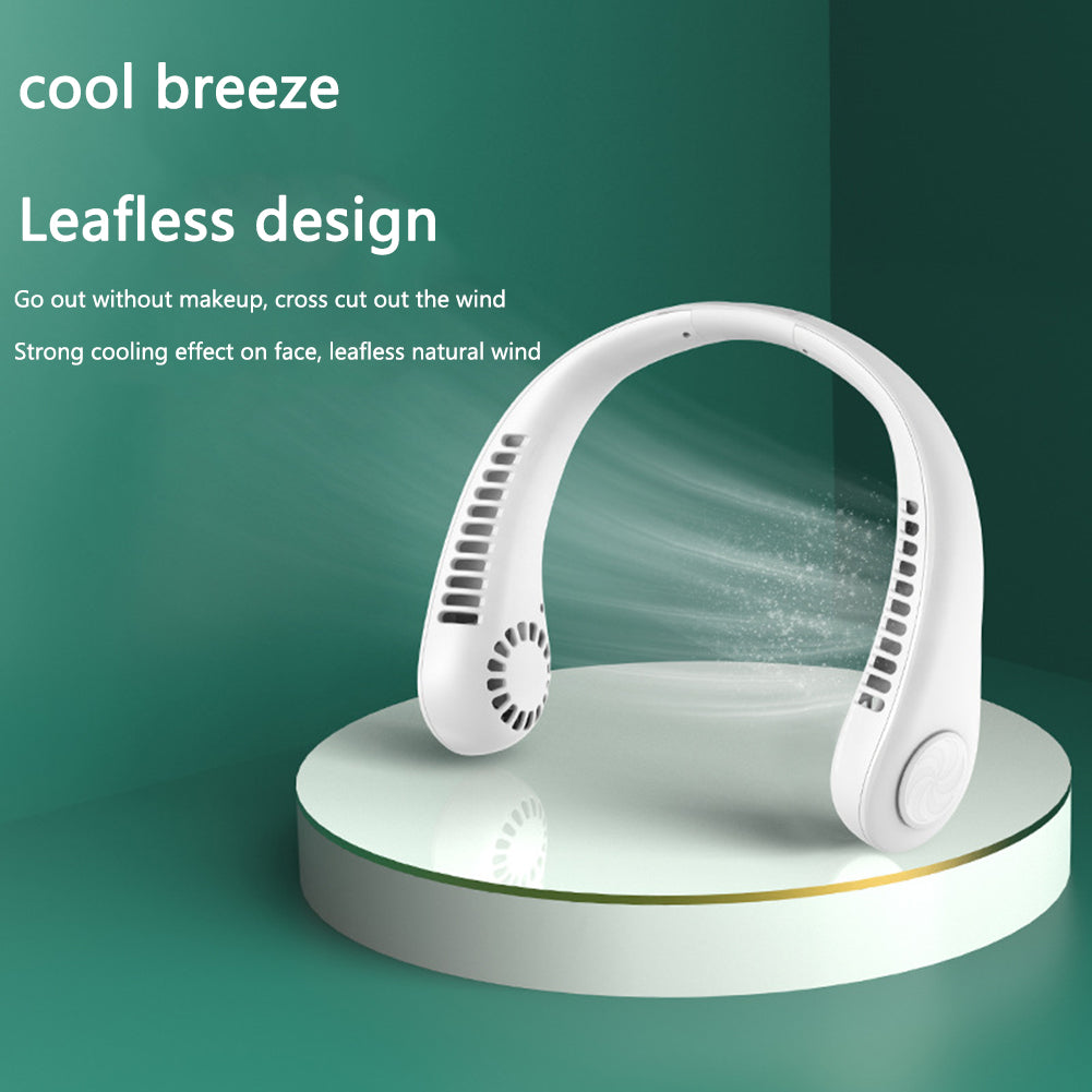 Creative Mute Outdoor Portable Bladeless Fan Tide