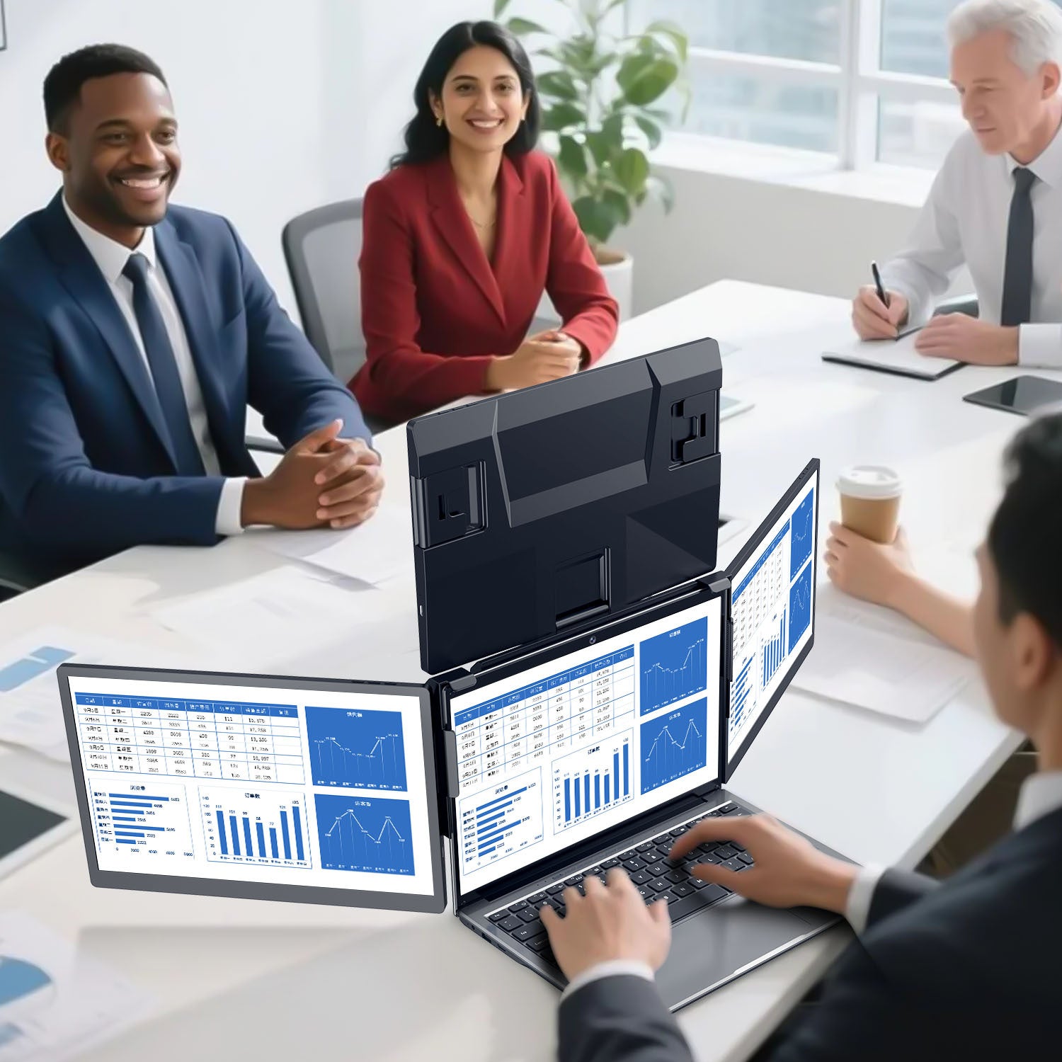 Laptop extended screen