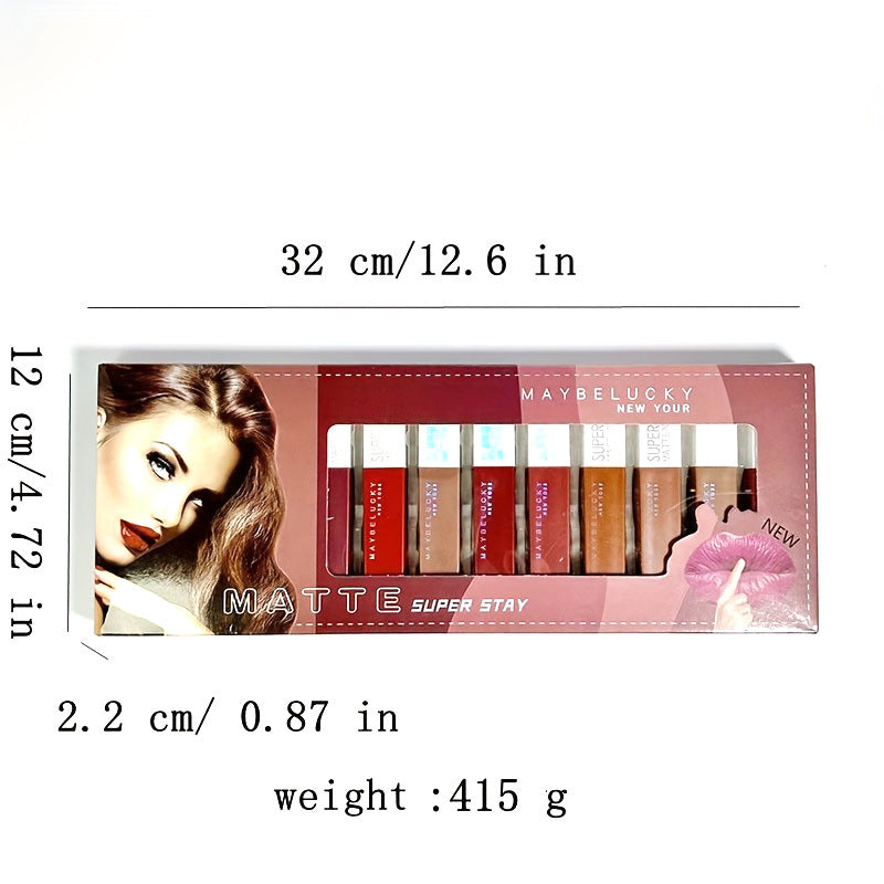 Matte Non-Fading Lip Gloss Set