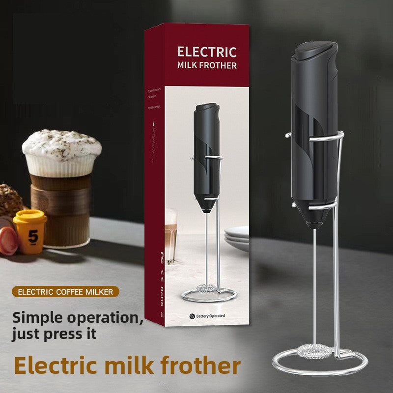 Manual milk frother