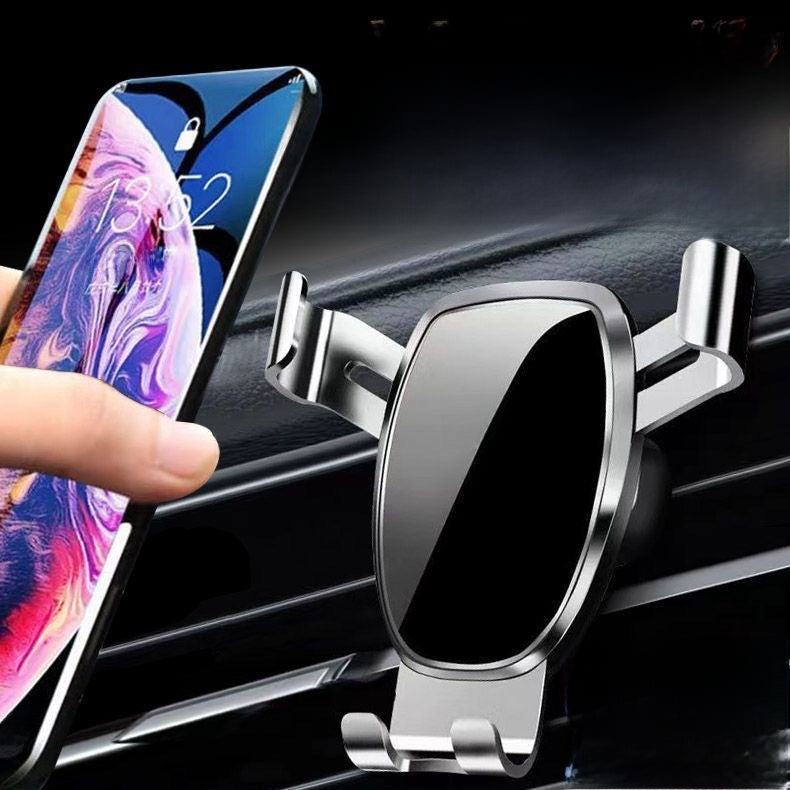 Gravity Car Air Vent Phone Holder Mirror Finish Universal Mount