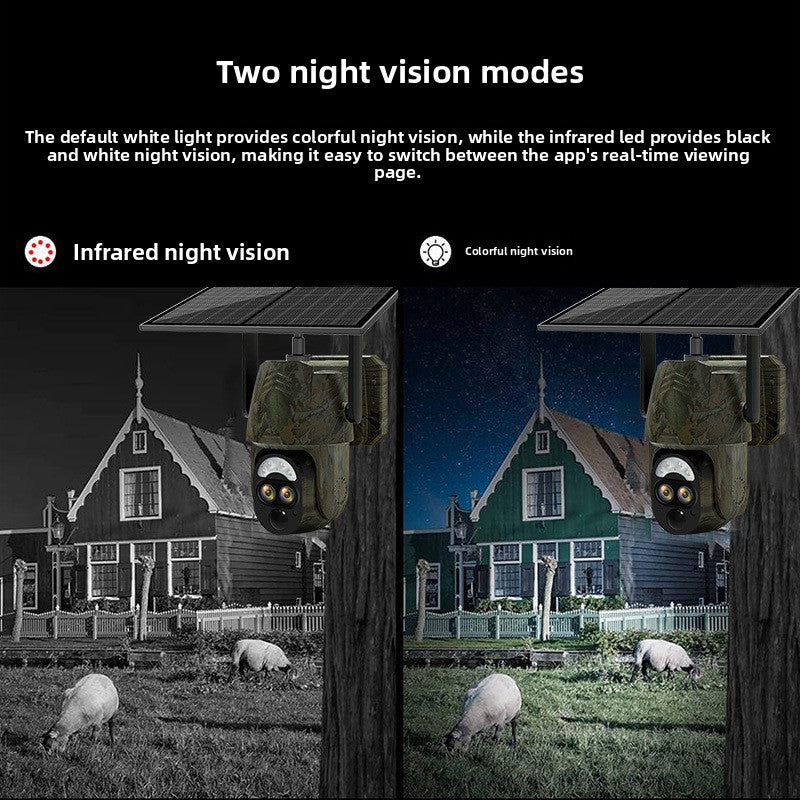 12x zoom solar camouflage monitor