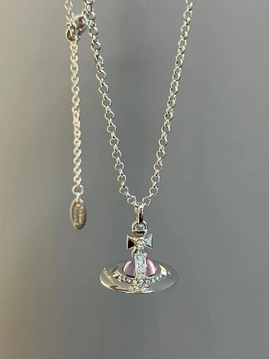 Fashion Saturn Pendant Necklace for Women