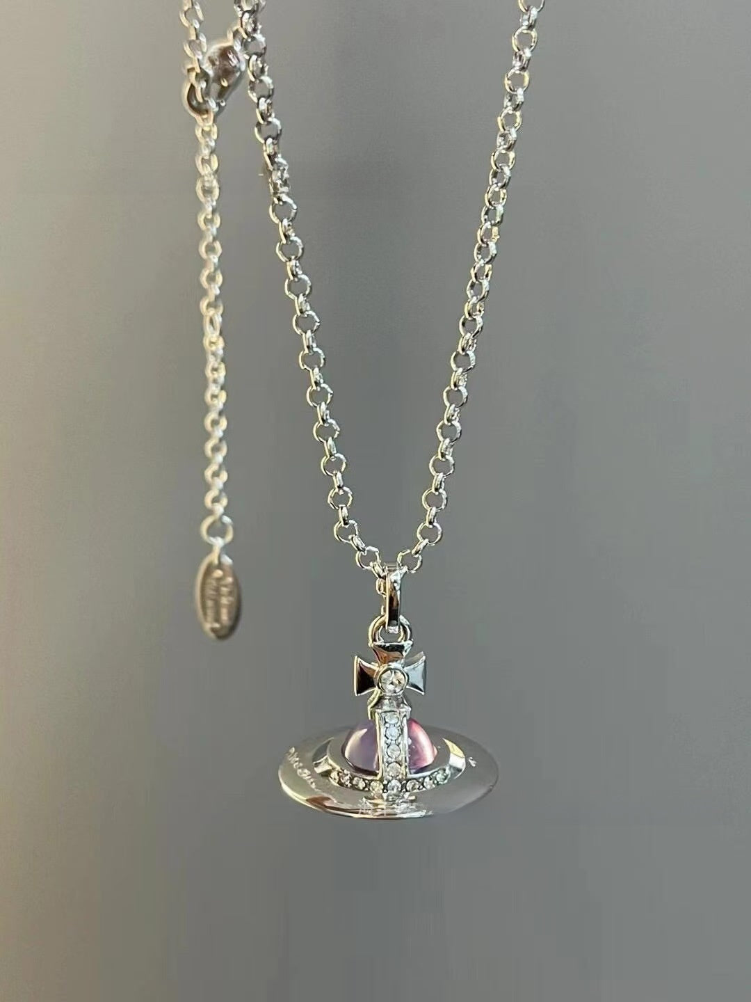 Fashion Saturn Pendant Necklace for Women