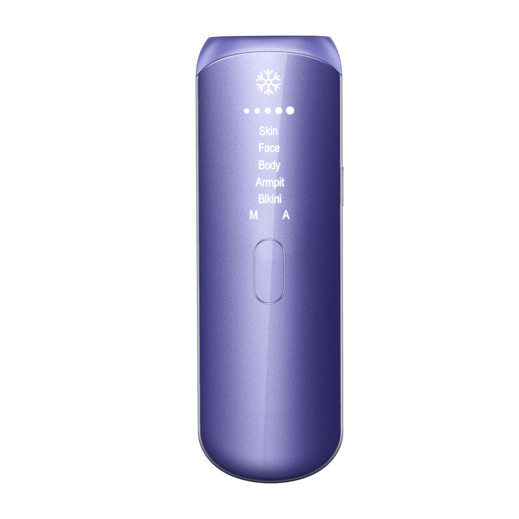 Home laser freezing point hair removal device