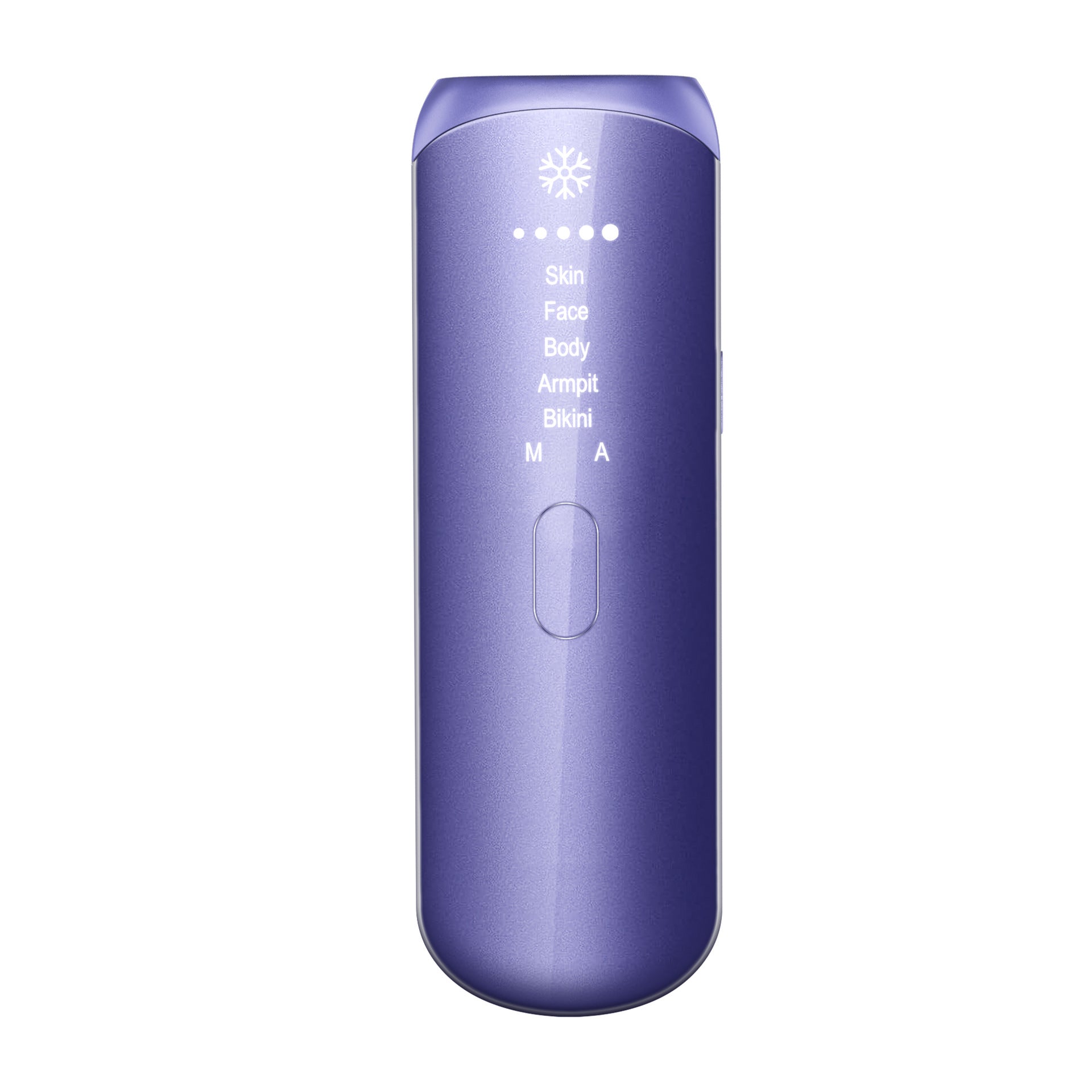 Home laser freezing point hair removal device