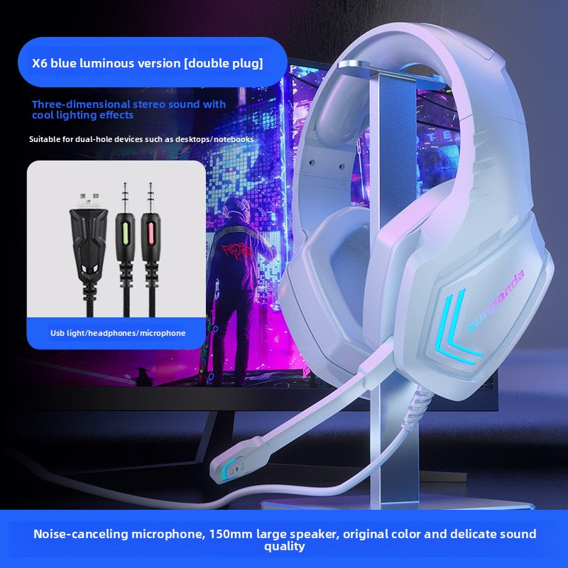 P3 Wireless Bluetooth Gaming Headset with LED Light