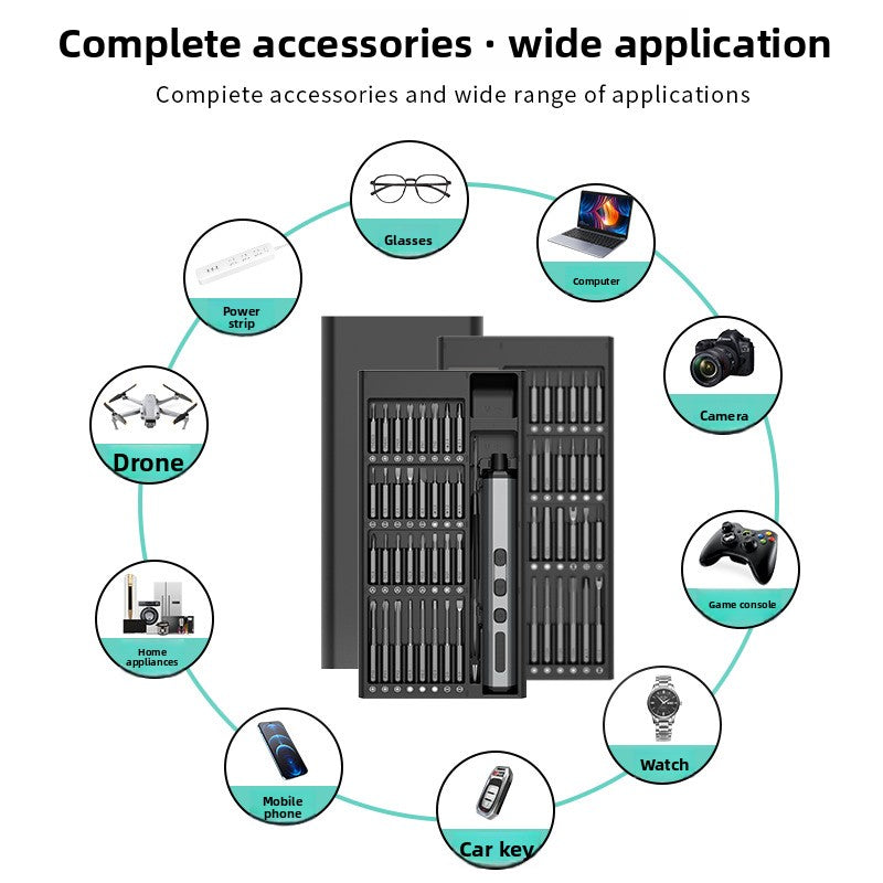 8-in-1 Rechargeable Electric Screwdriver Set