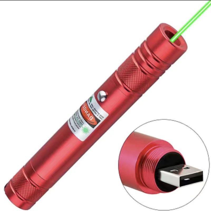 High-power USB Rechargeable Laser Pointer with Aluminum Alloy Body