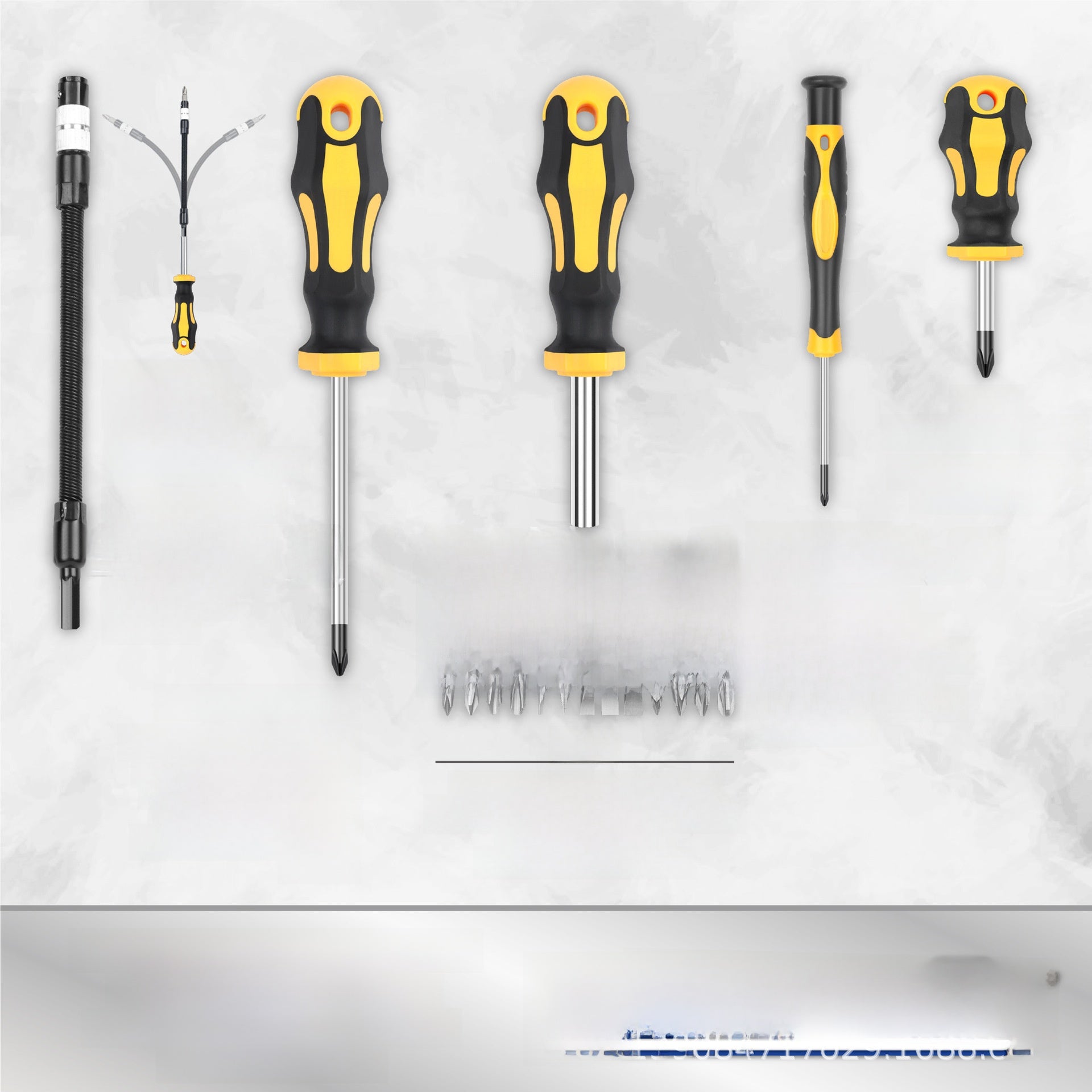 43-Piece Magnetic Screwdriver Set with Storage Box