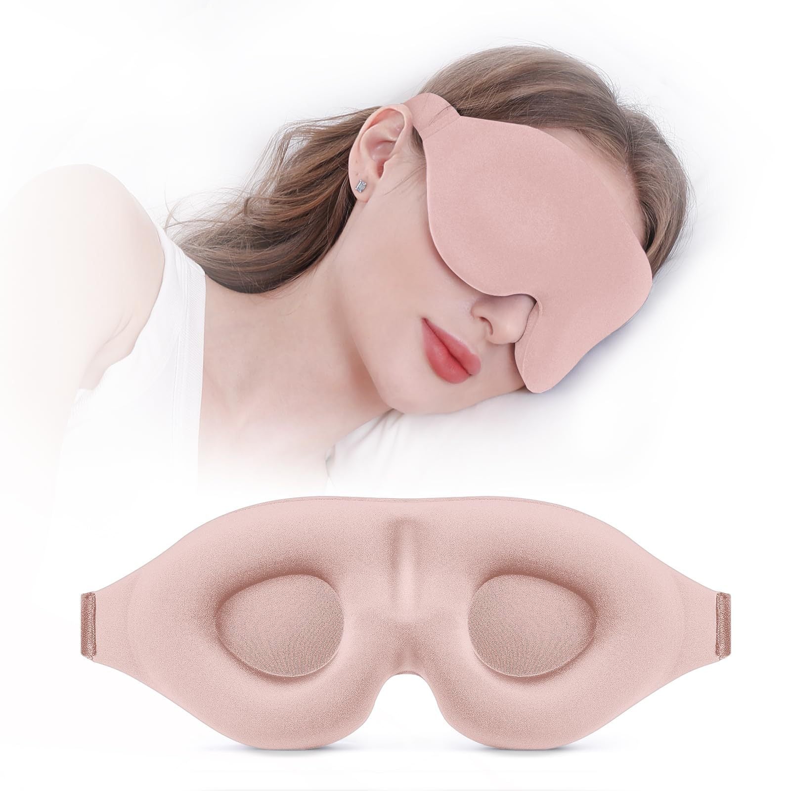 Full light-blocking sleep eye mask
