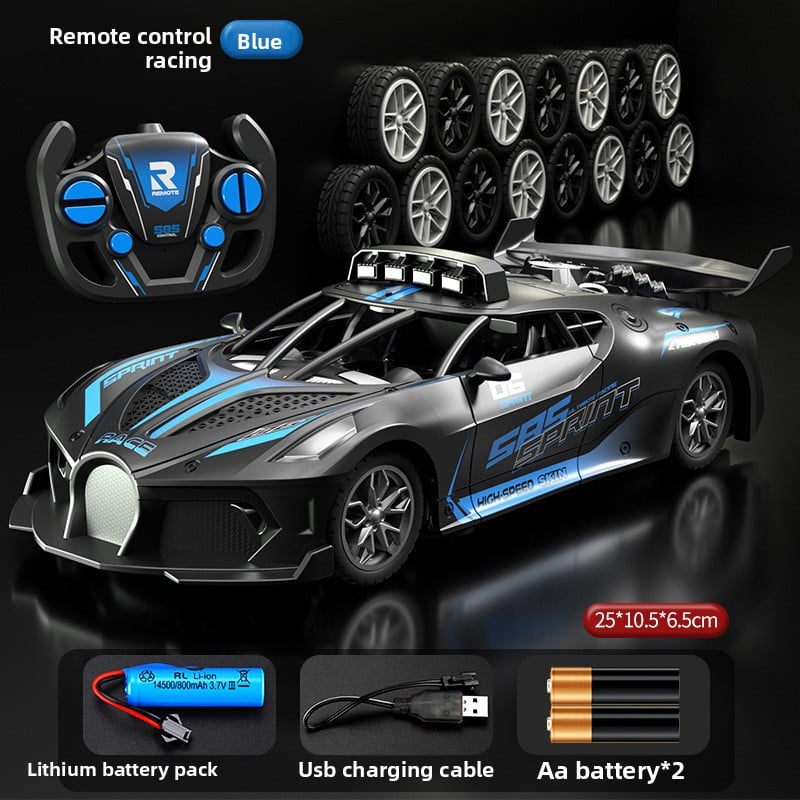 kids Remote Control Car Toy Charging Wireless Racing Sports Car Resistant to Falling and Driftable High-Speed Car Gift for Boys and Girls