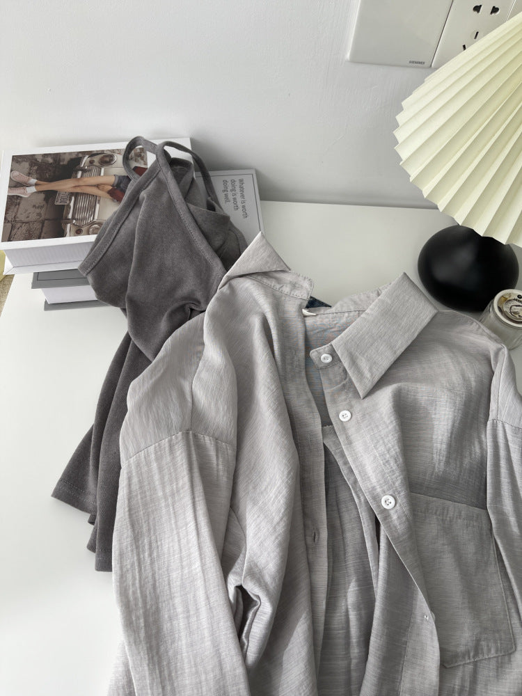 Ice silk sun-protective shirt