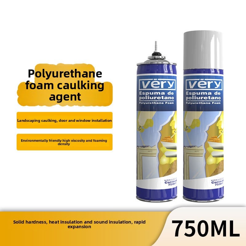 750ml Polyurethane Foam Sealant for Doors and Windows