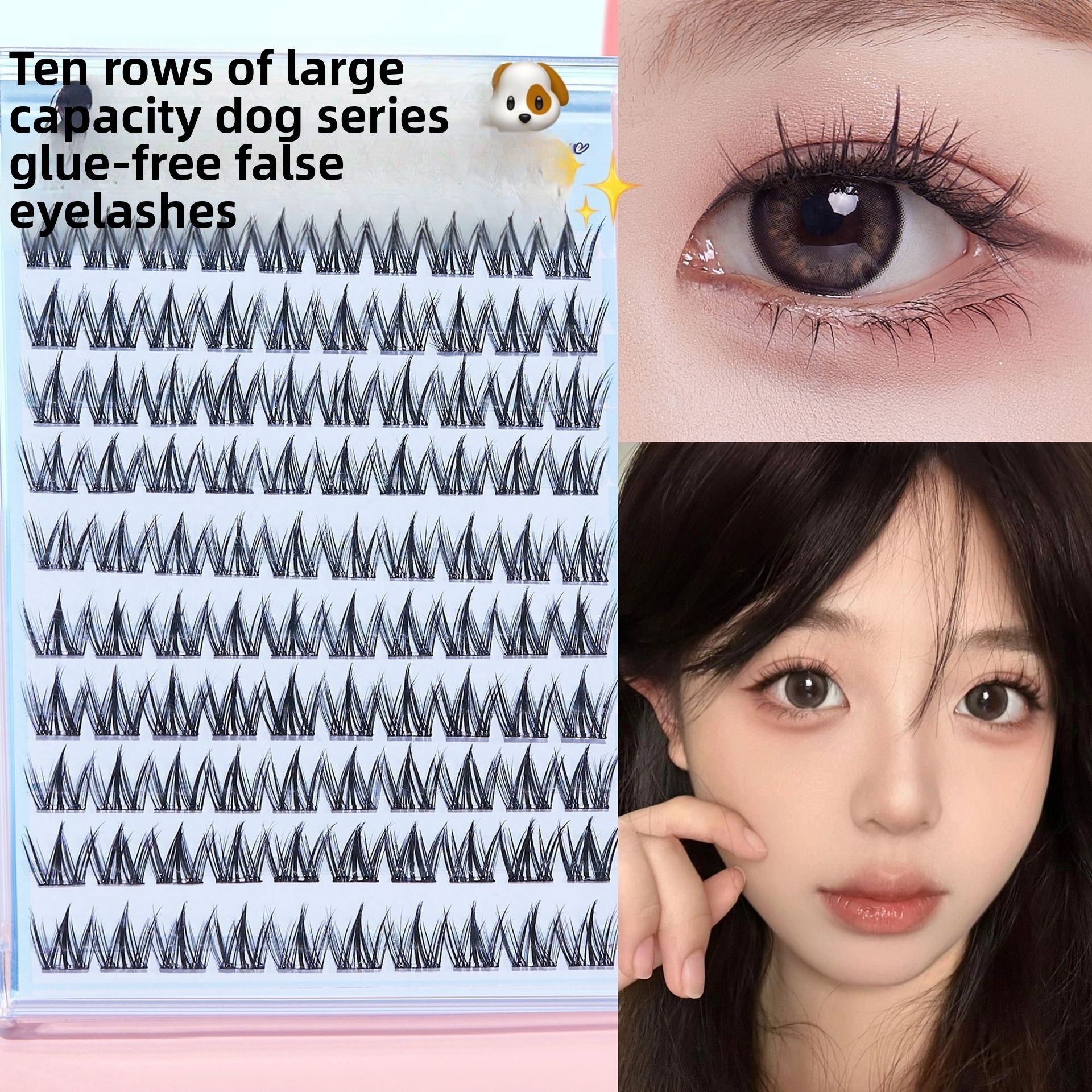 Natural Single Cluster False Eyelashes
