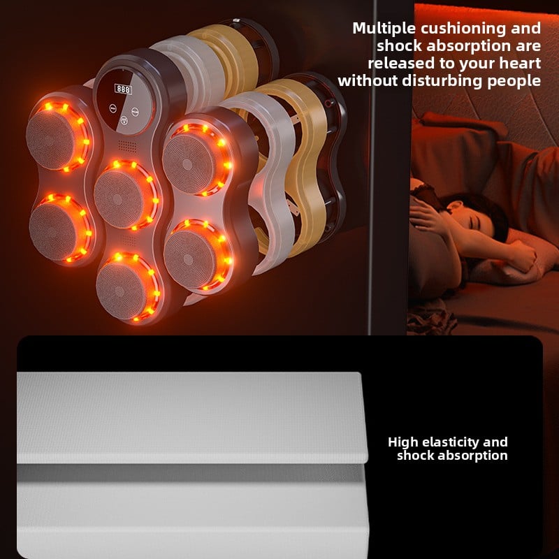 Intelligent Music Boxing Machine - Adjustable Electronic Wall Target for Adult & Kids Fitness Boxing Reaction Training