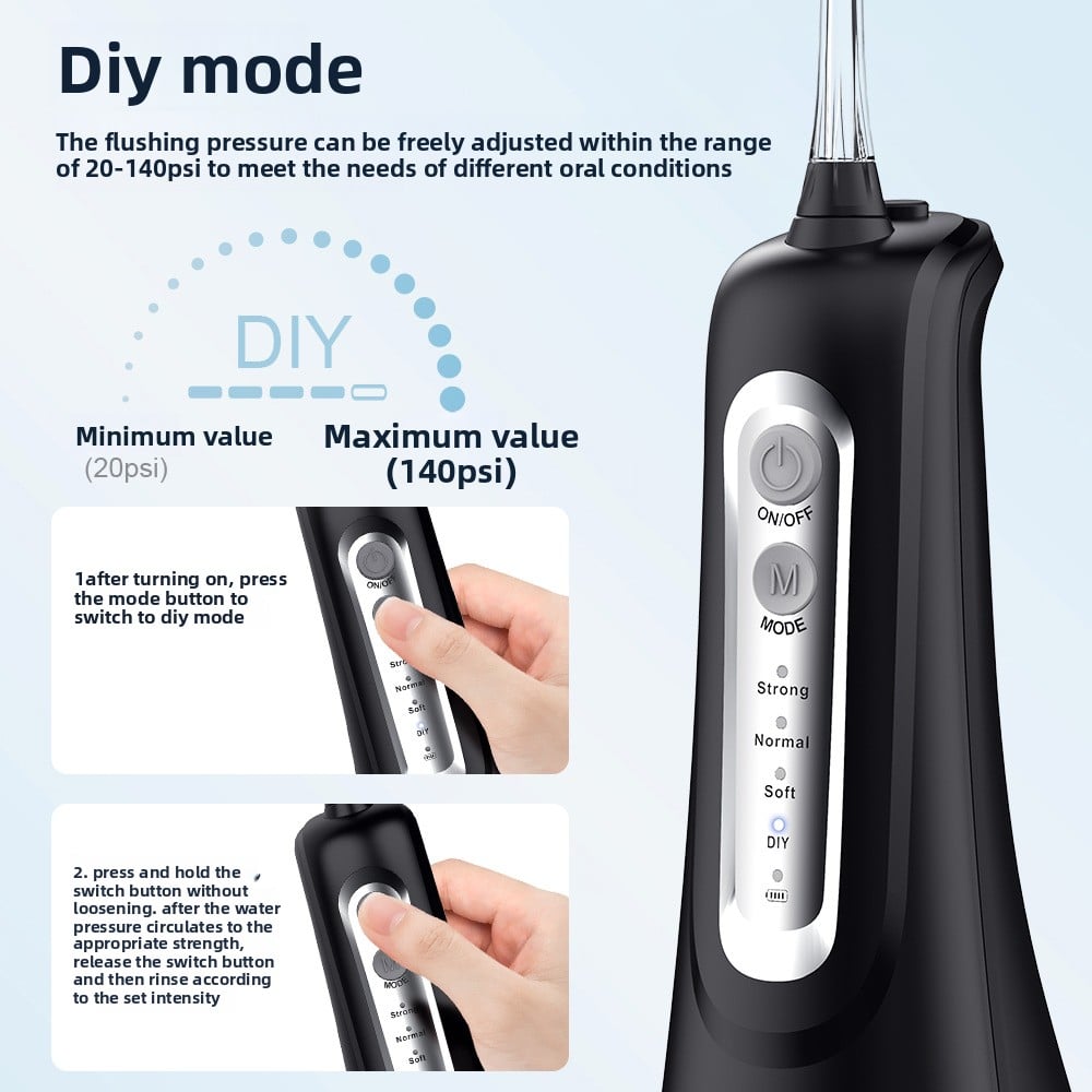 Factory direct sale portable dental irrigator electric oral cleaning dental scaler to calculus irrigator dental scaler water dental floss