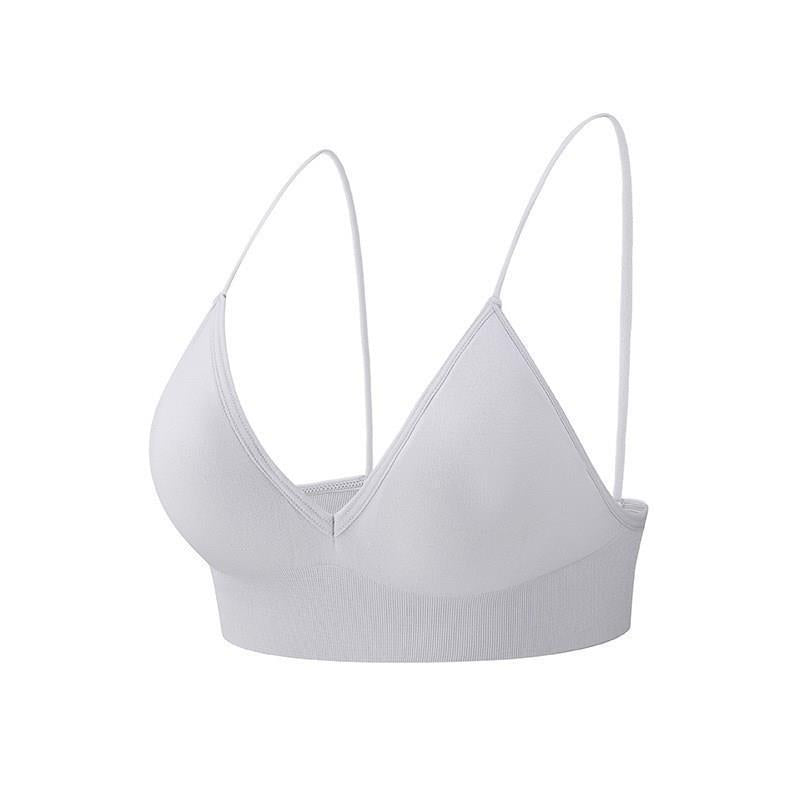 Women's Deep V Triangle Cup Wirefree Bra.