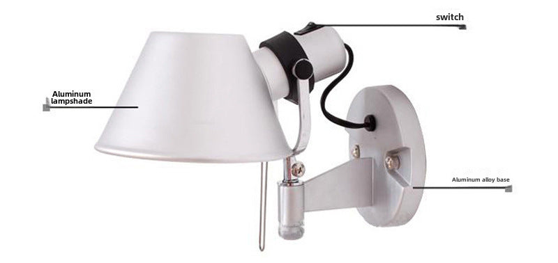 Personality straw hat wall lamp