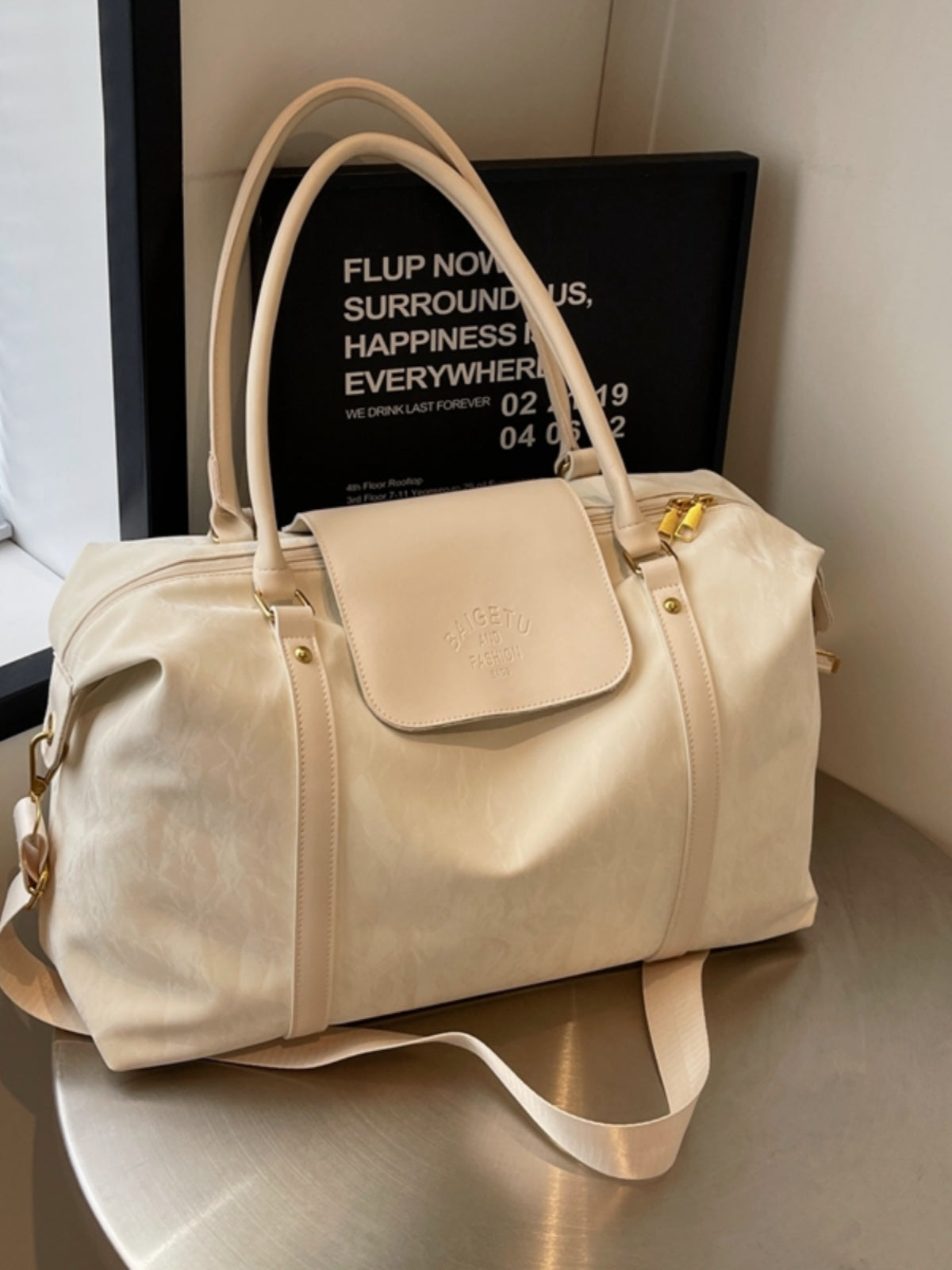 Large Capacity Hand-Carrying Short Travel Travel Bag Female Business Trip Lightweight Luggage Bag Waterproof Portable Luggage Bag Travel