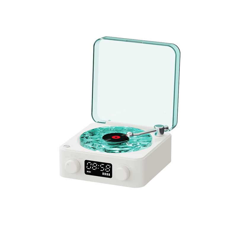 Wireless Clock Retro Bluetooth Small Speaker Projection