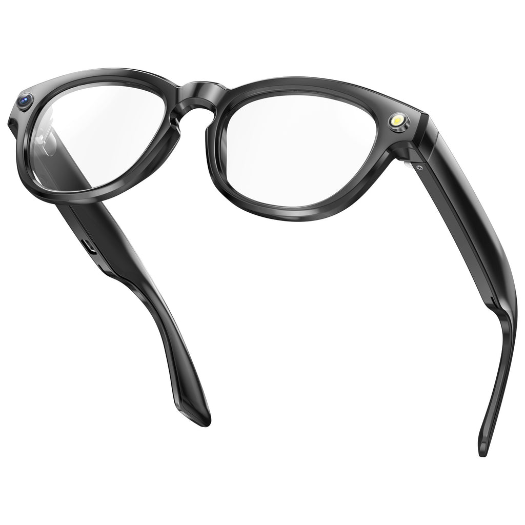Bluetooth music player with camera glasses