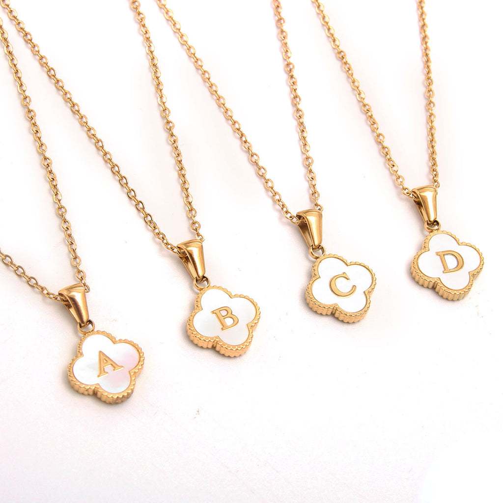 Gold-Plated Letter Necklace
