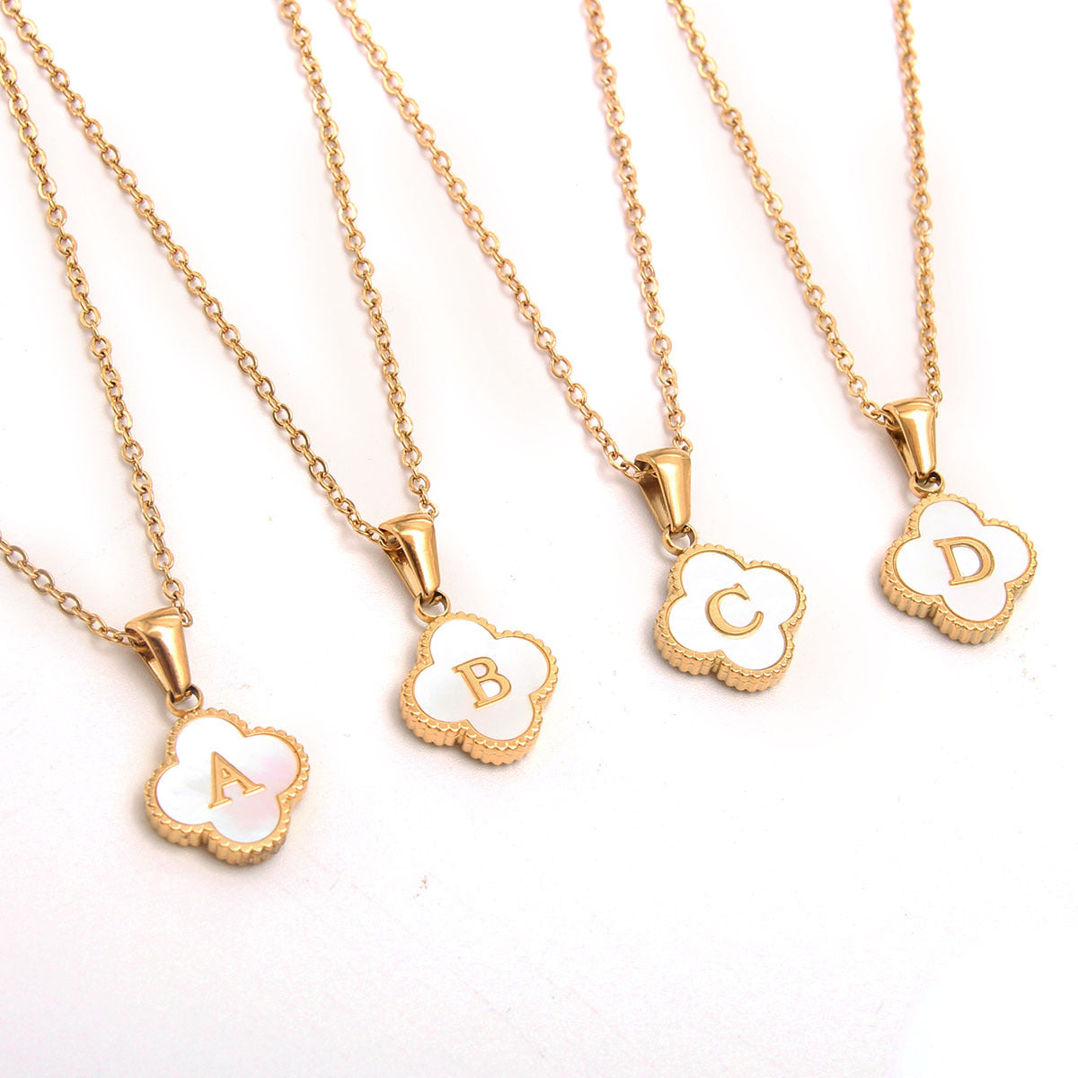 Gold-Plated Letter Necklace