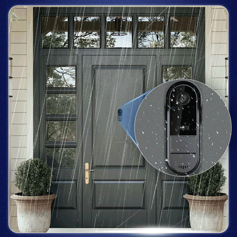 Smart WiFi Video Doorbell with Night Vision and Two-Way Talk