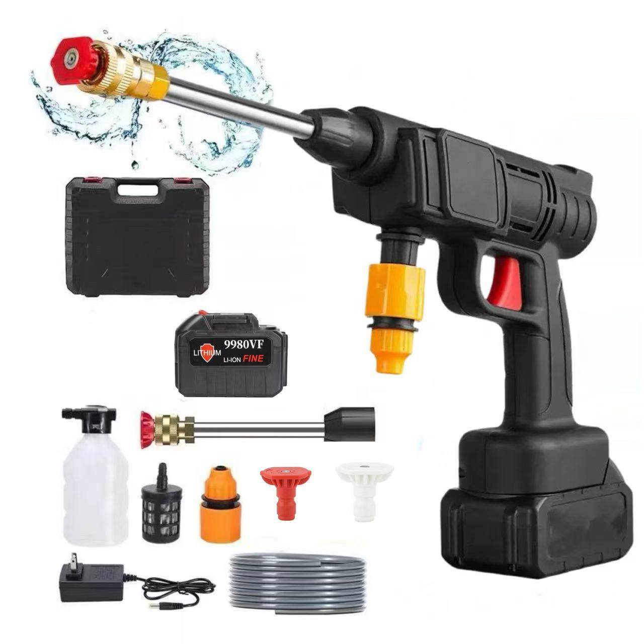 Wireless car washing machine high-pressure water gun