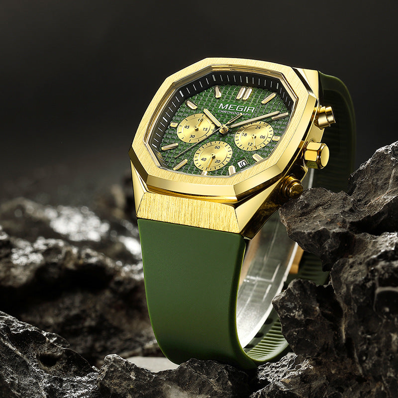 Men's Multifunctional Square Sports Watch