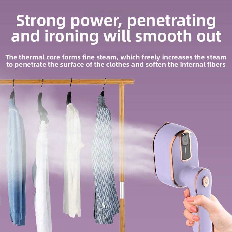 Dual-Use Steam Garment Steamer (Dry & Wet)