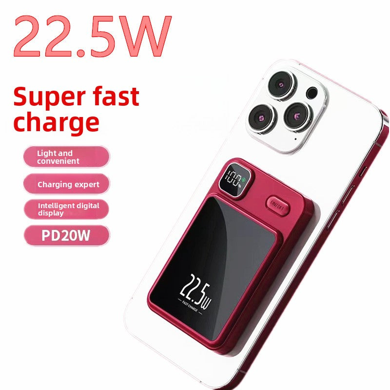 10000mAh Magnetic Wireless Power Bank with 22.5W Fast Charging