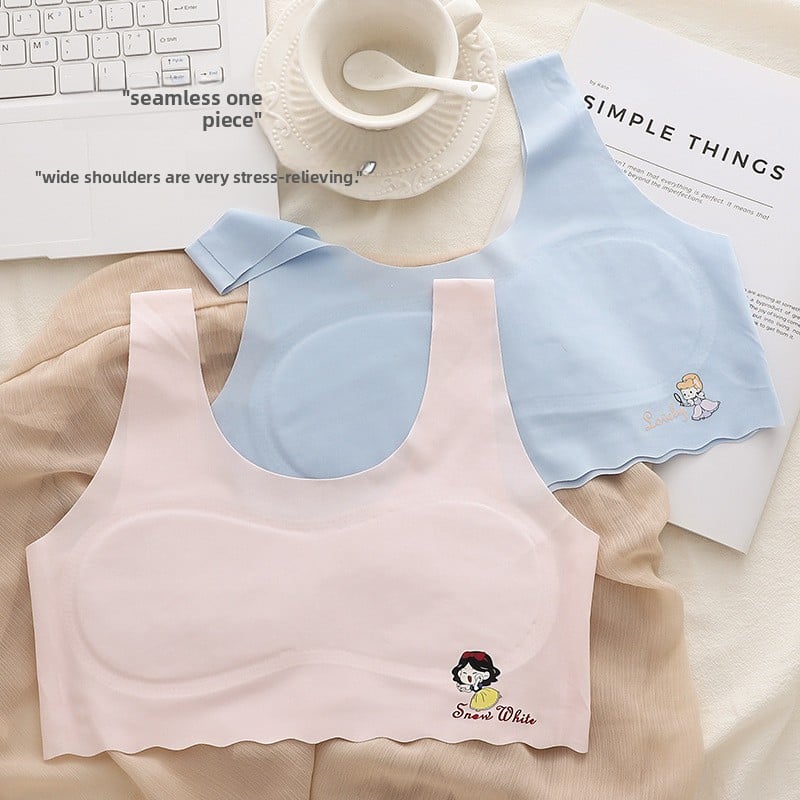 ice silk seamless girl vest