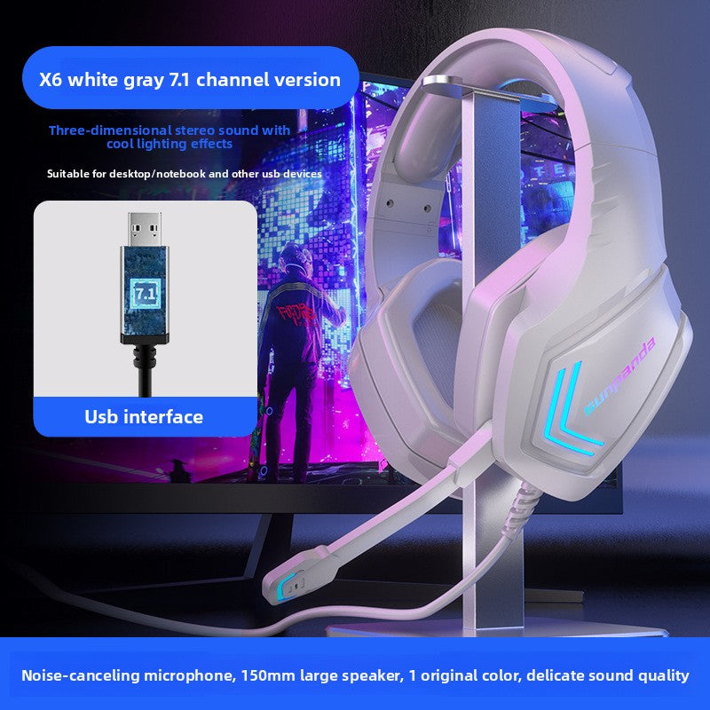 P3 Wireless Bluetooth Gaming Headset with LED Light