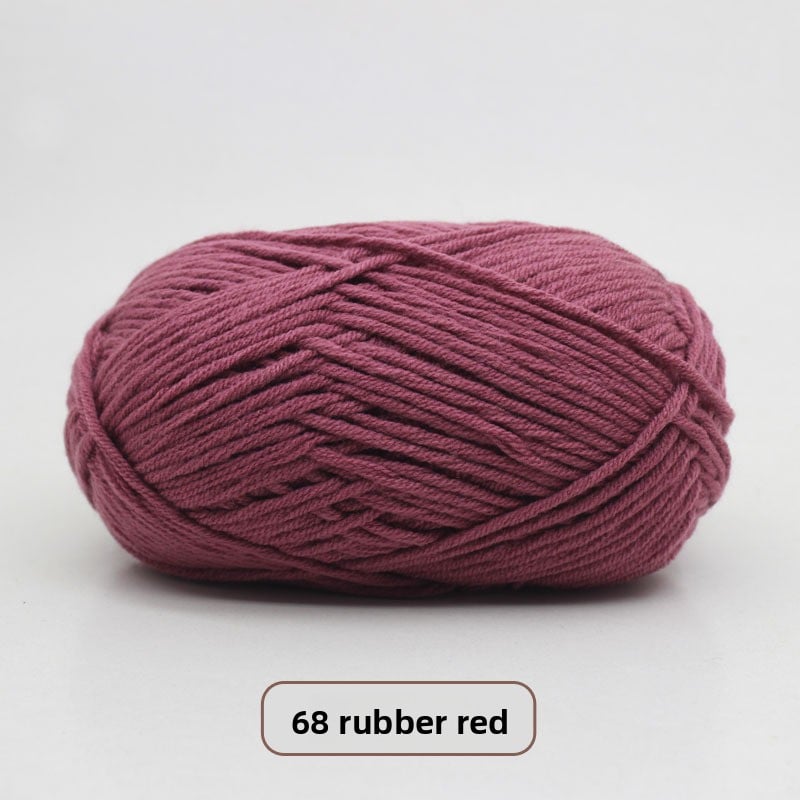 Five-Strand Milk Cotton Yarn for Knitting and DIY Crafts