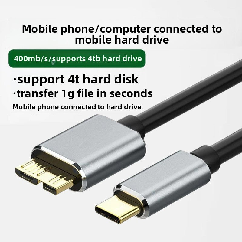 USB 3.0 Type-C to Micro-B Data Cable