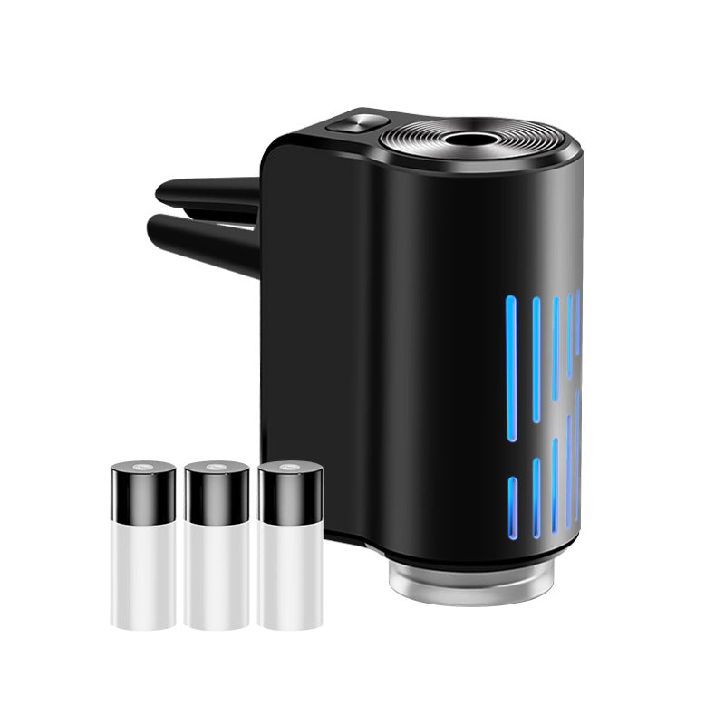 Aluminum Alloy Car Aroma Diffuser with Automatic Spray