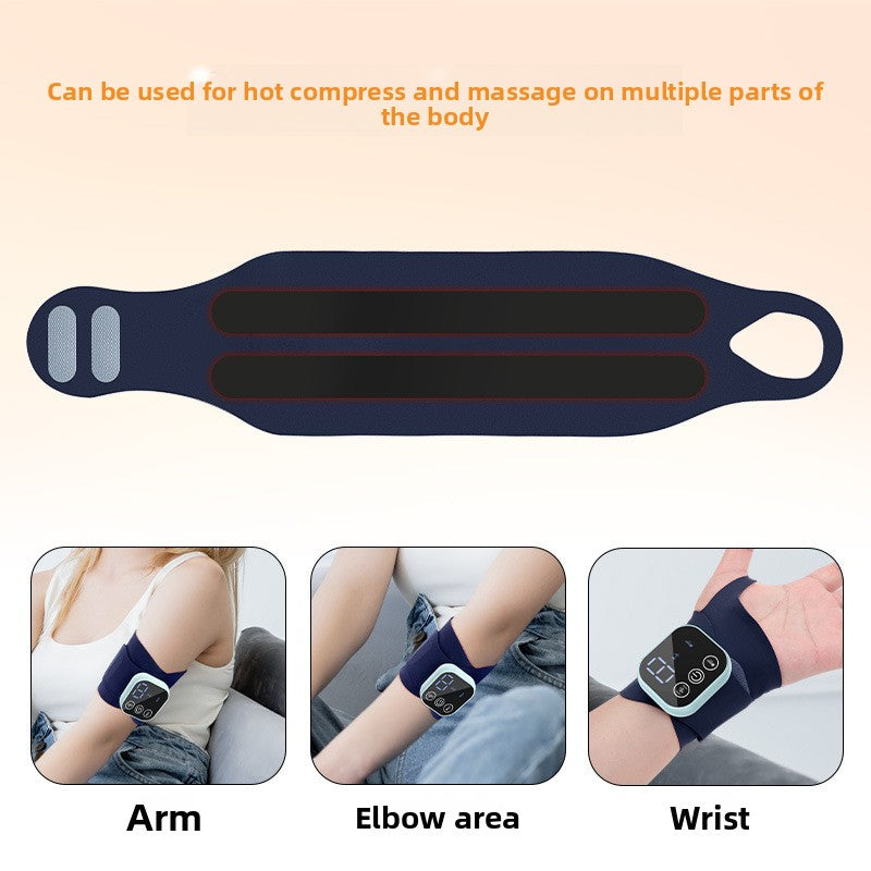 EMS Wrist Massager with Hot Compress and Pain Relief