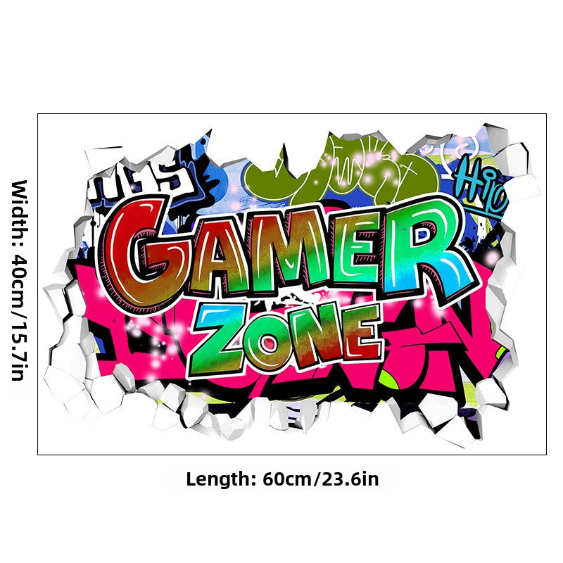 3D Cartoon Anime Wall Sticker